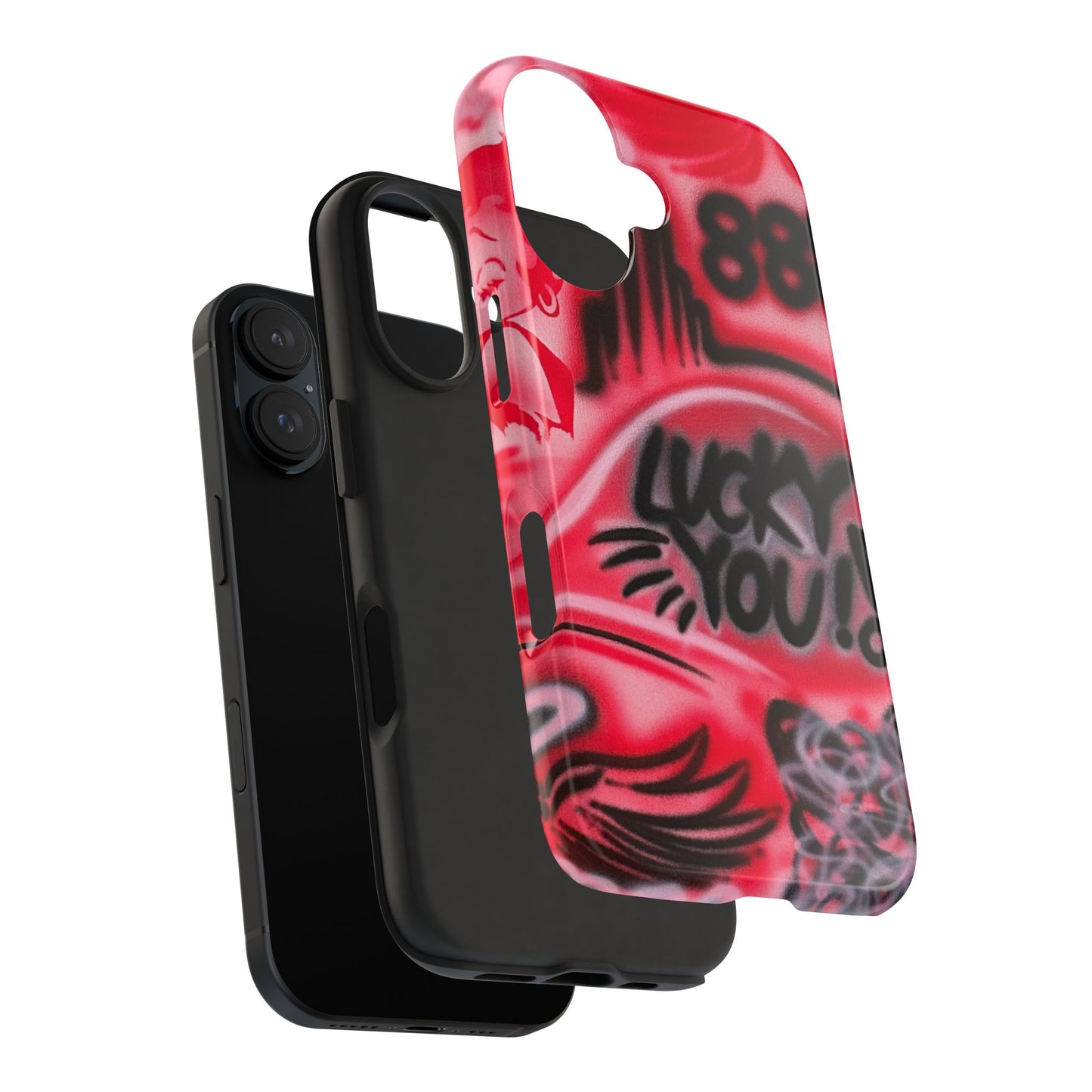 "LUCKY YOU! PT. 2" airbrush iPhone case