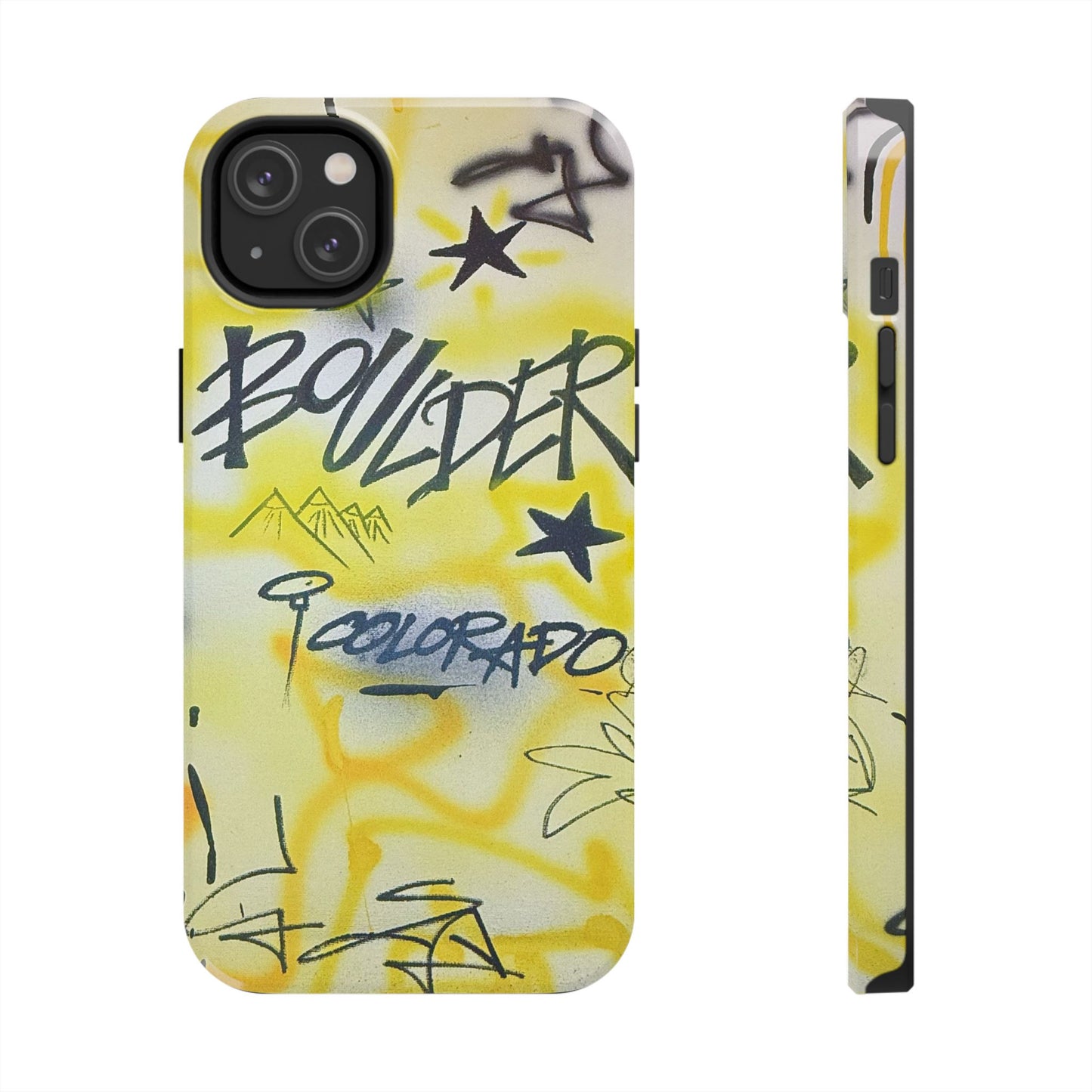 "boulder" airbrush iPhone case