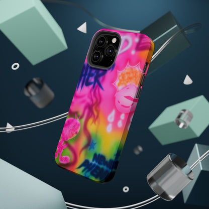 MagSafe "wanted" airbrush iPhone case