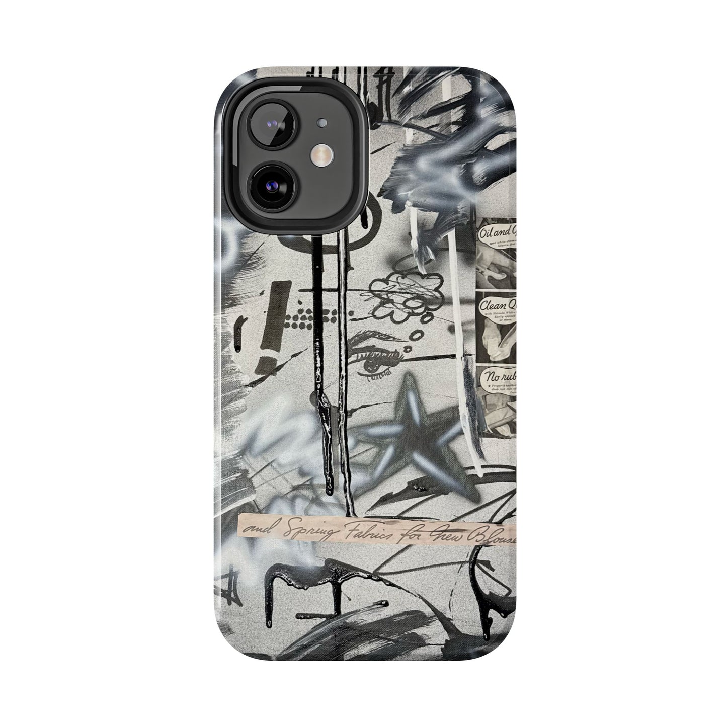 "monochrome mood" airbrush iPhone case