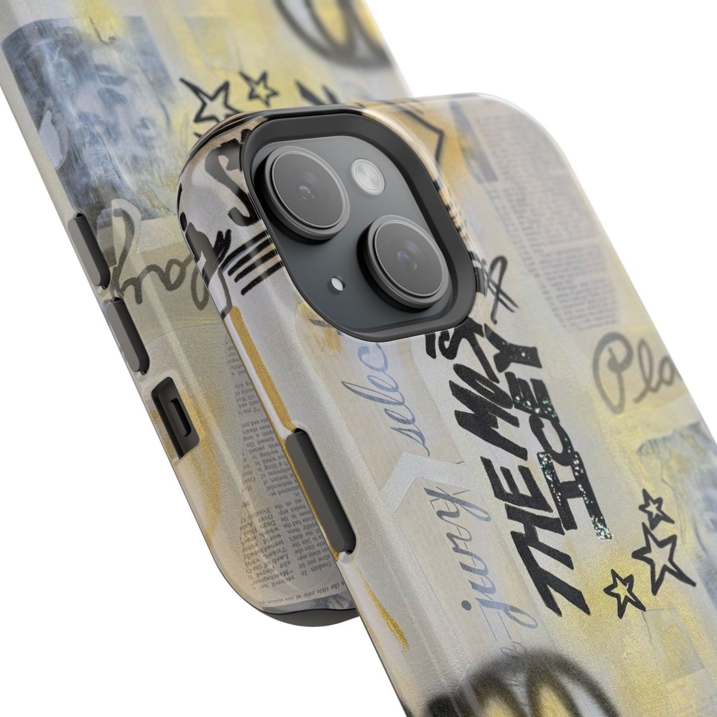 MagSafe "golden glacier" airbrush iPhone case