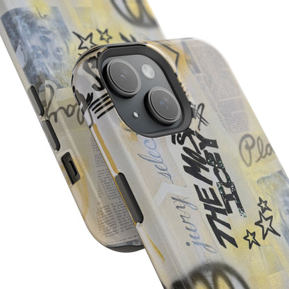 MagSafe "golden glacier" airbrush iPhone case
