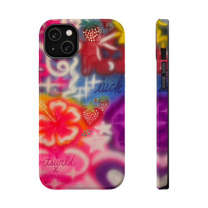 MagSafe „luck & luv“ Airbrush iPhone-Hülle