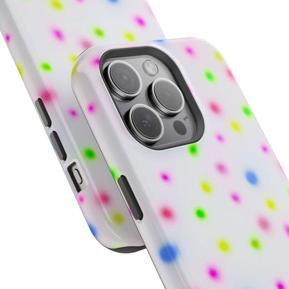 MagSafe "birthday cake polka dot" airbrush iPhone case
