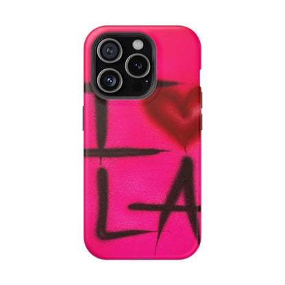 MagSafe „I ❤️ LA“ Airbrush iPhone-Hülle