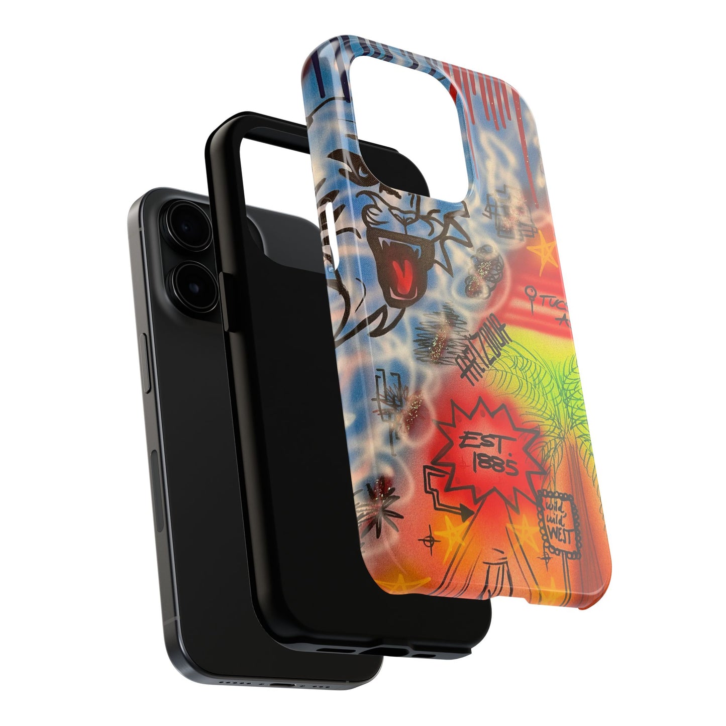 "tucson, arizona pt. 2" airbrush iPhone case