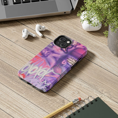 "mic check" airbrush iPhone case