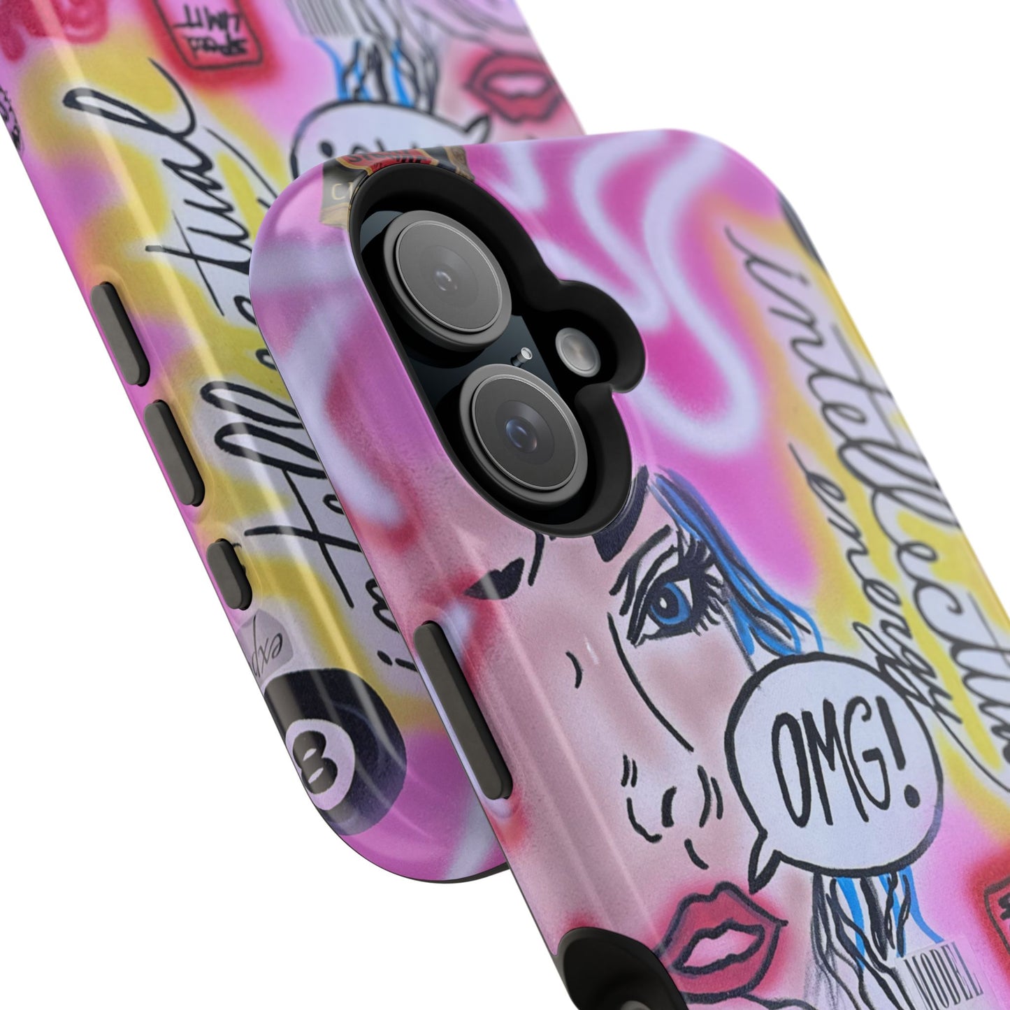 MagSafe "intellektuelle Energie" Airbrush iPhone Hülle