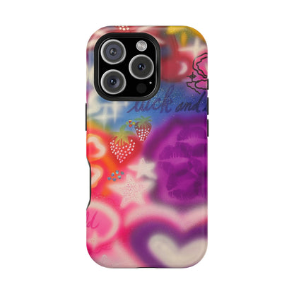 MagSafe „luck & luv pt. 2“ Airbrush iPhone Hülle