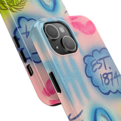 "in the wave" airbrush iPhone case