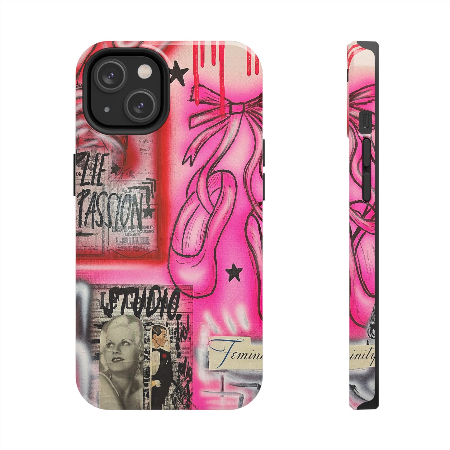 "plié passion” airbrush iPhone case
