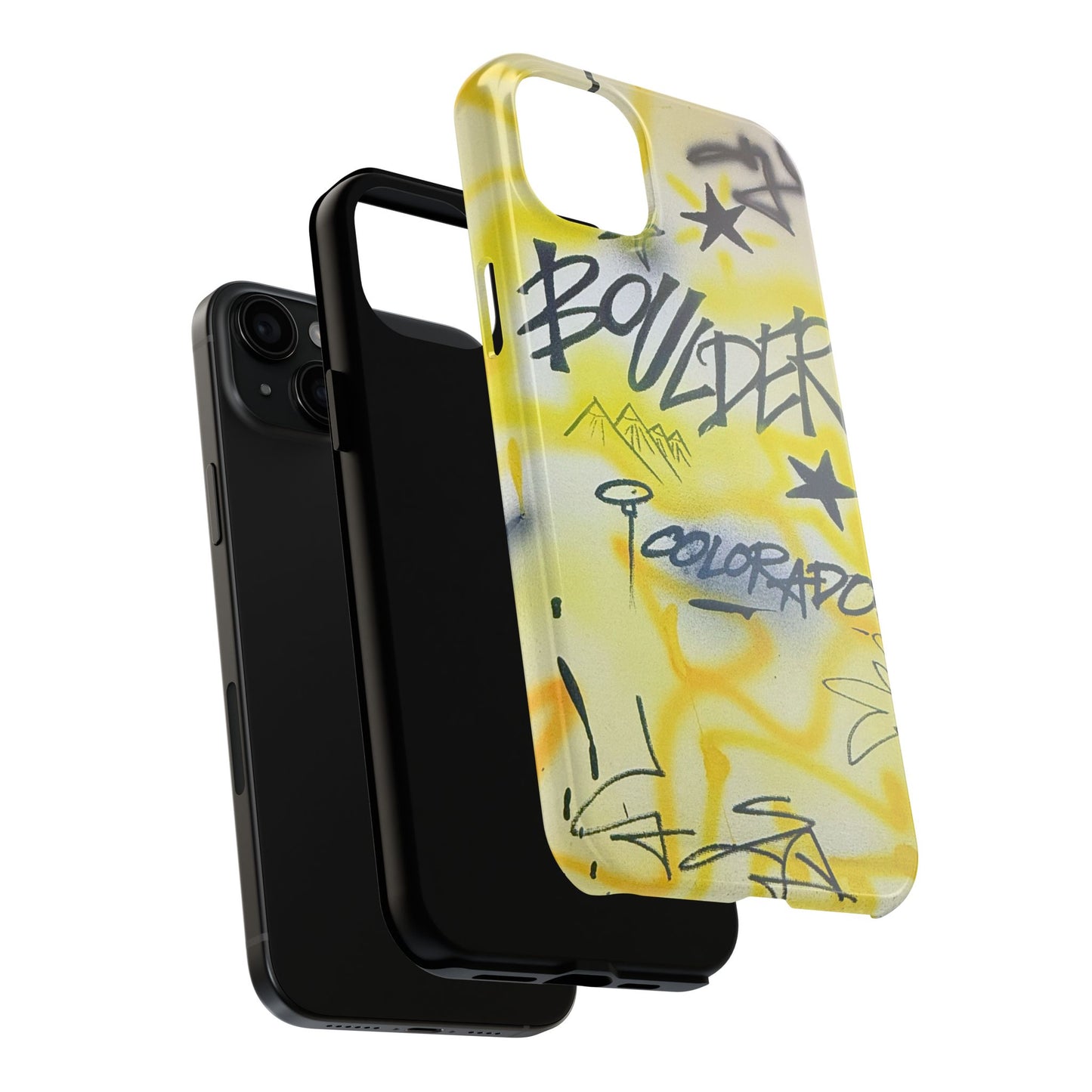 "boulder" airbrush iPhone case