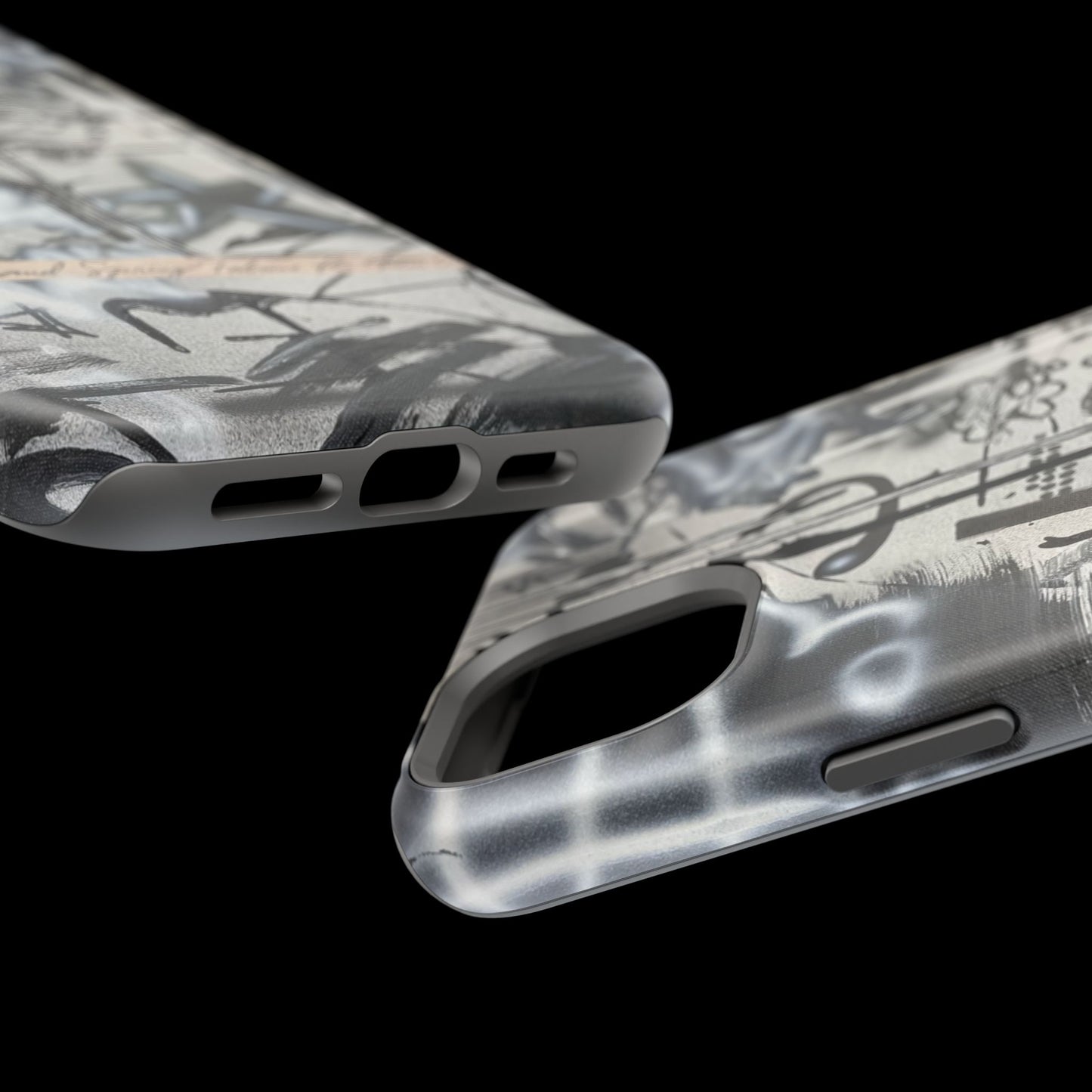 MagSafe "monochrome mood" airbrush iPhone case