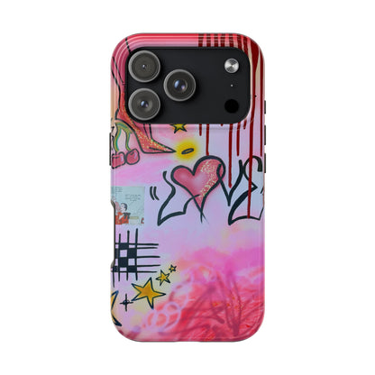 "cherry luvr" airbrush iPhone case