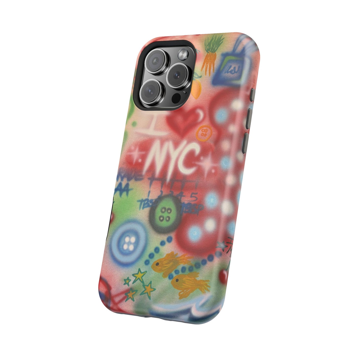 MagSafe "i <3 NYC" airbrush iPhone case