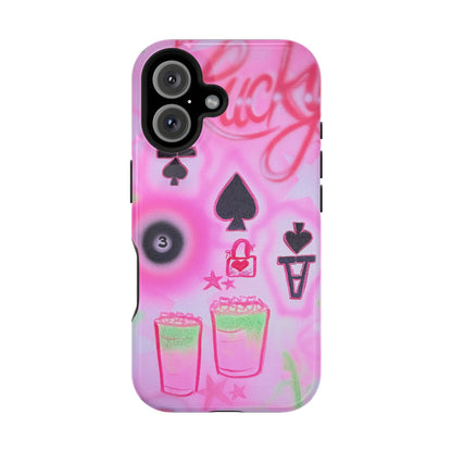 MagSafe "lucky ace" airbrush iPhone case