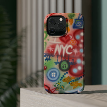MagSafe "i <3 NYC" airbrush iPhone case