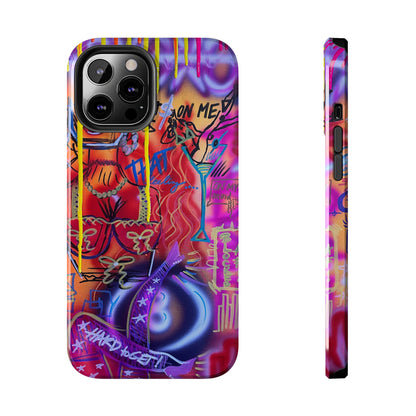 "shots on me" airbrush iPhone case