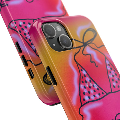 "glitter bikini" airbrush iPhone case