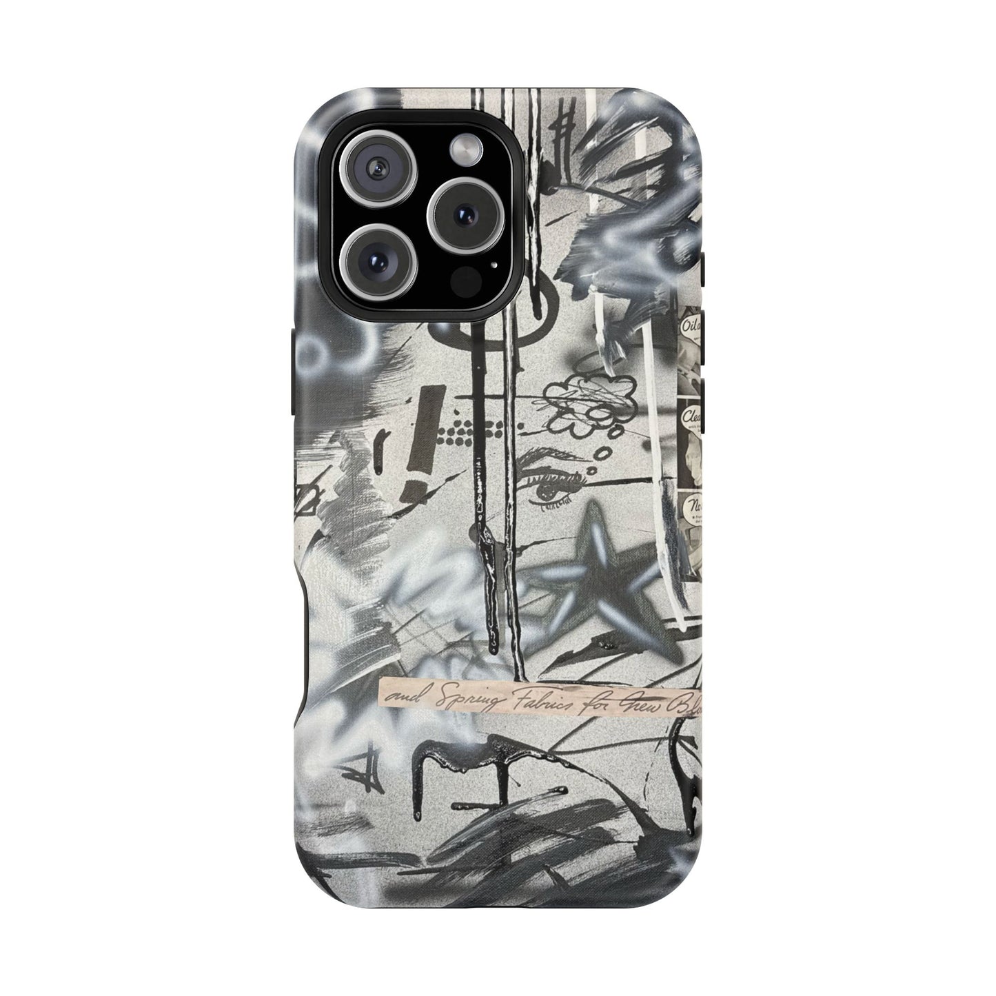 MagSafe "monochrome mood" airbrush iPhone case