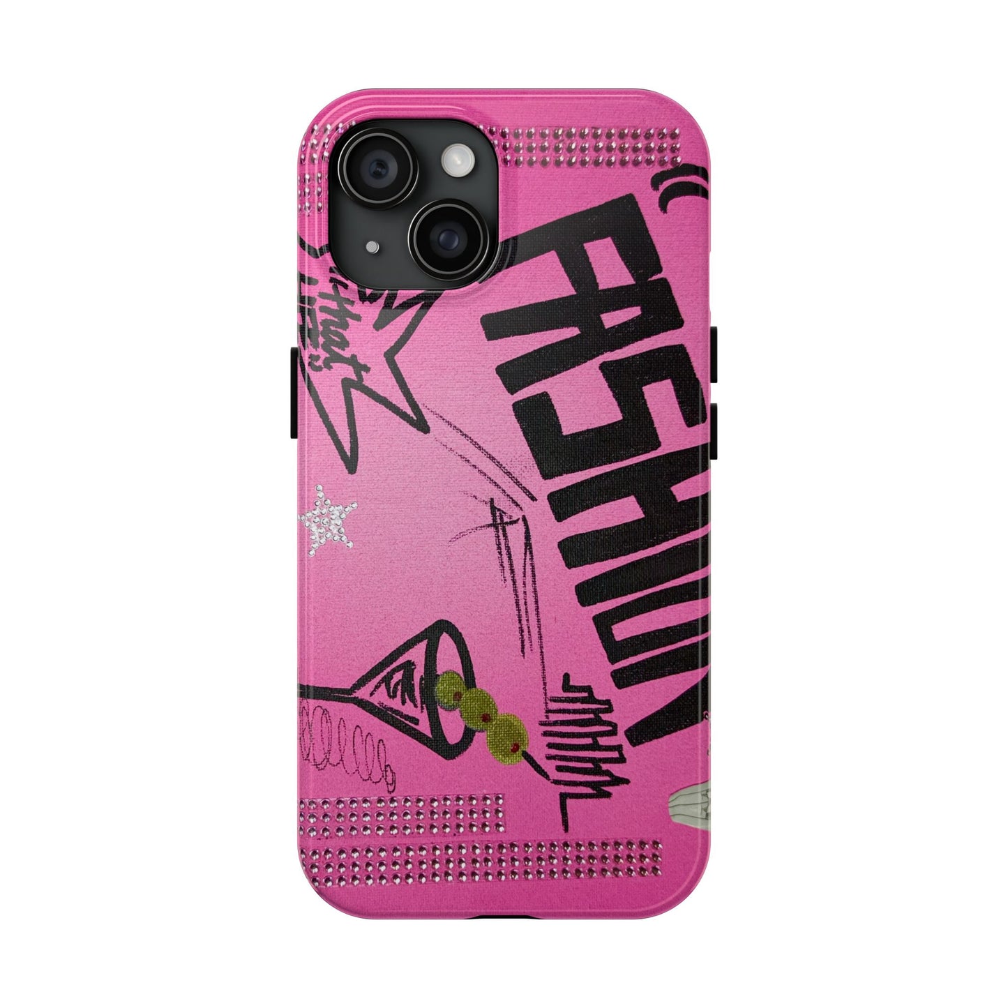 "high fashion pt. 2" airbrush iPhone case