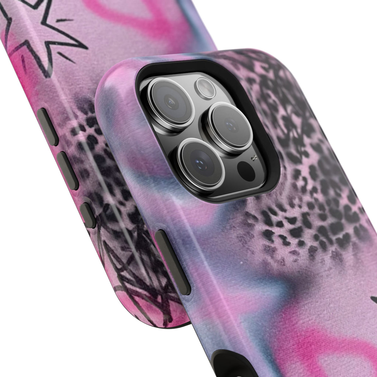 MagSafe "onyx cheetah" Airbrush iPhone Hülle