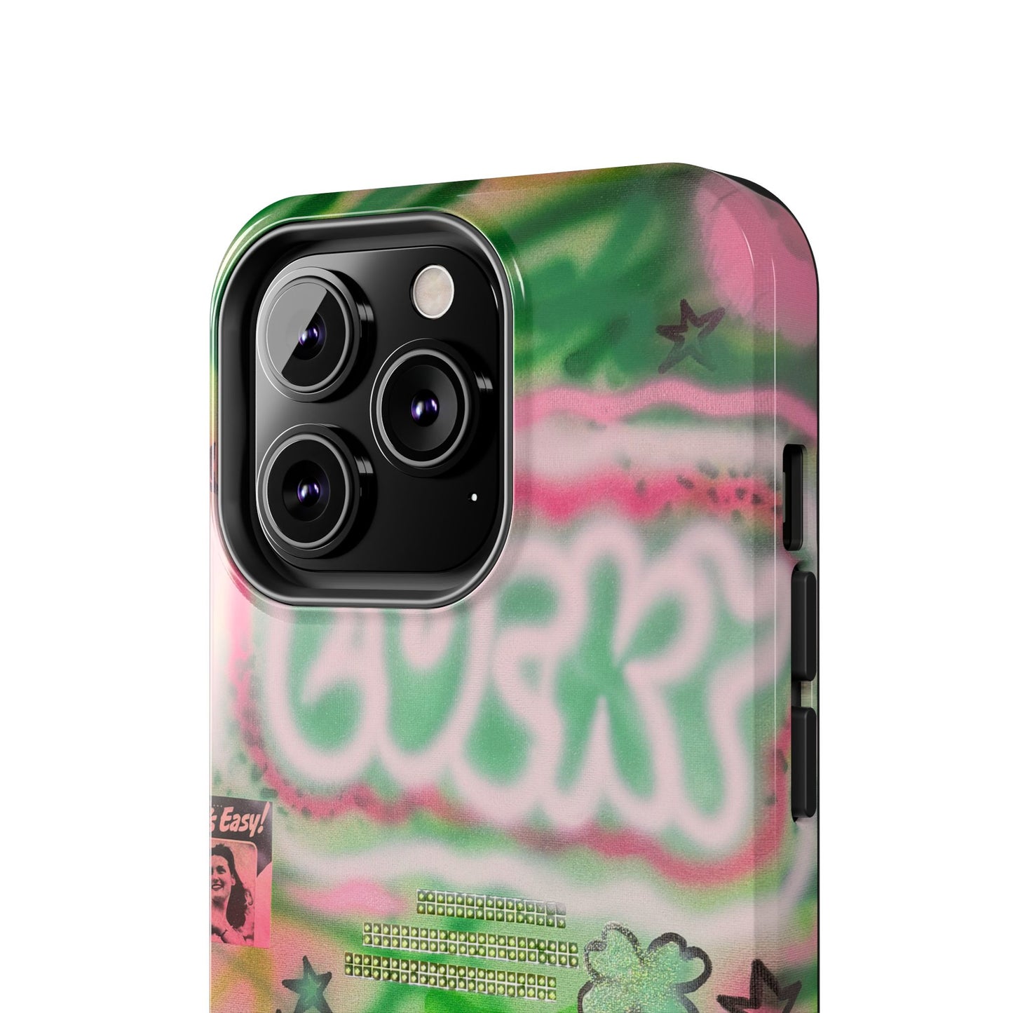 "so lucky" airbrush iPhone case