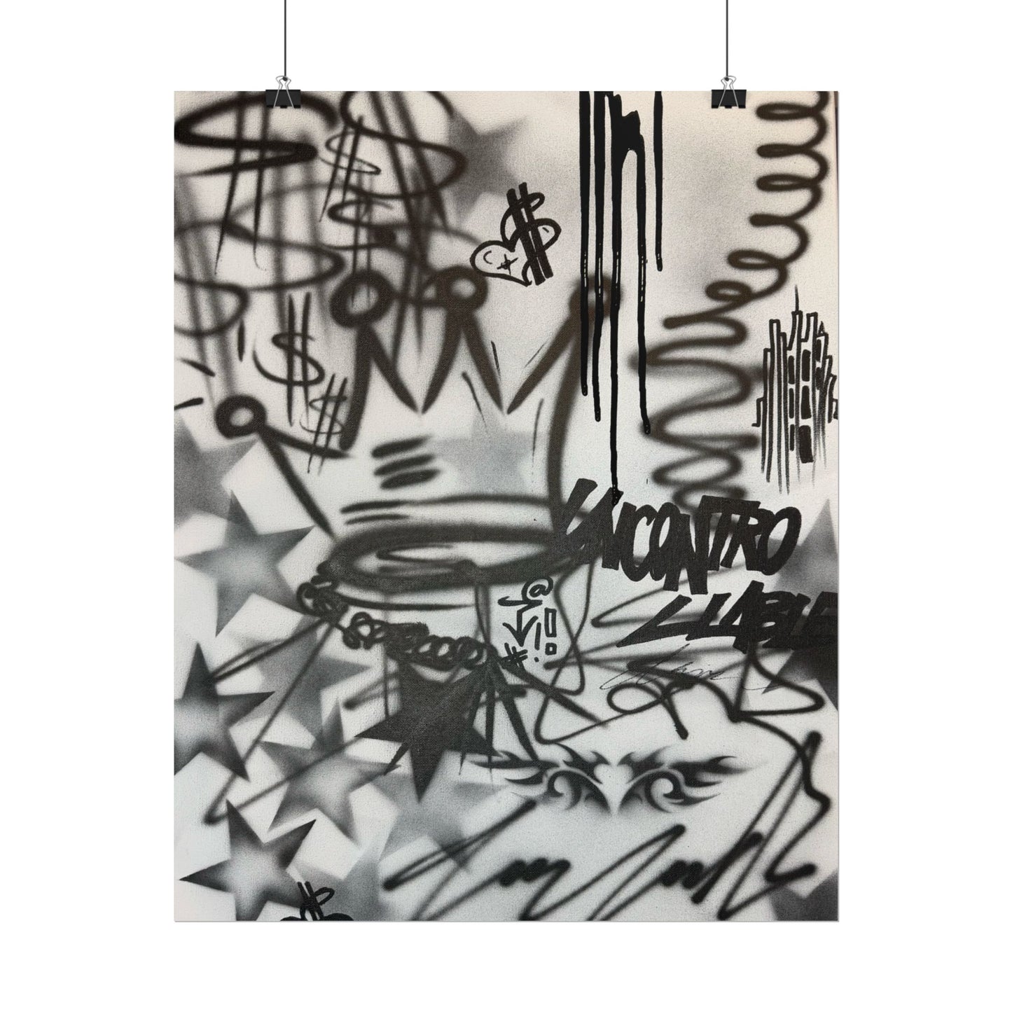 early access airbrush rolled print