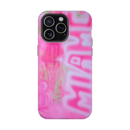MagSafe "sunset sorbet" airbrush iPhone case