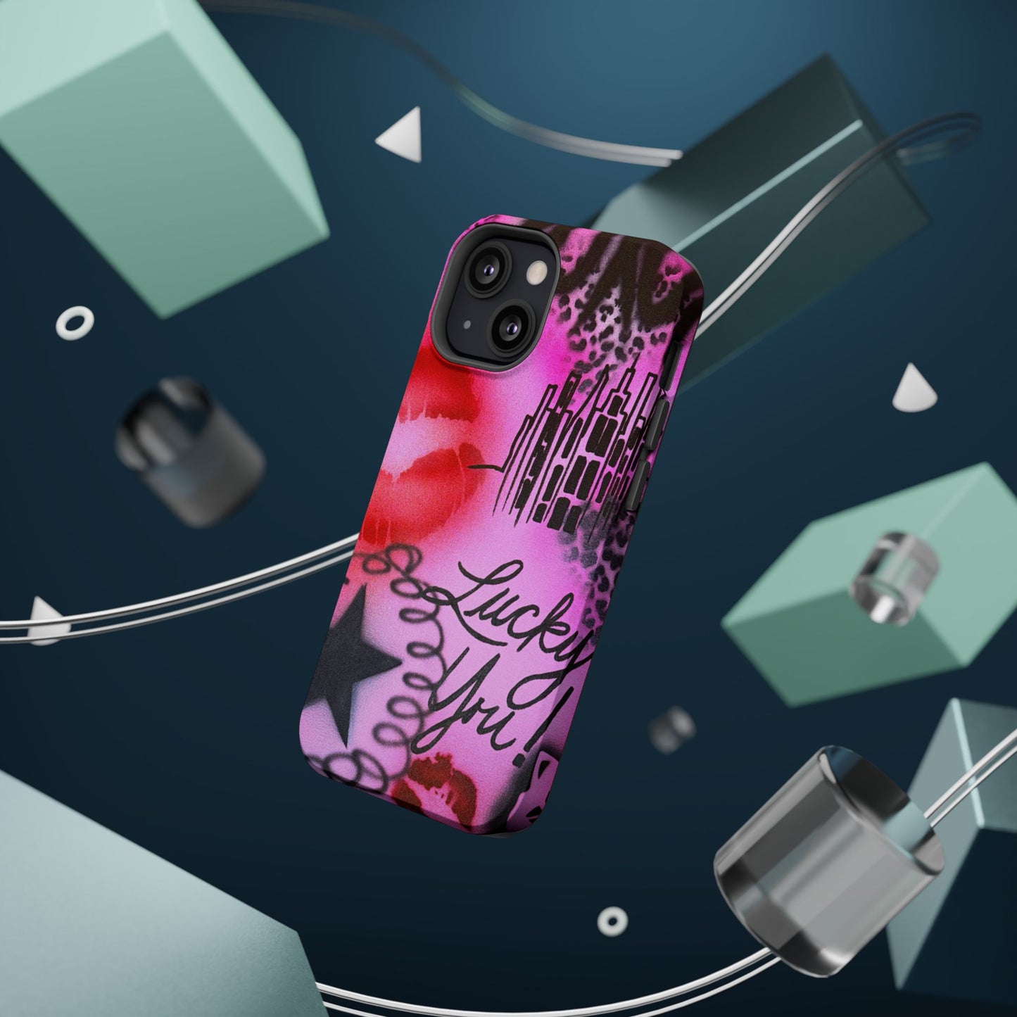 MagSafe "ulterior motive" airbrush iPhone case
