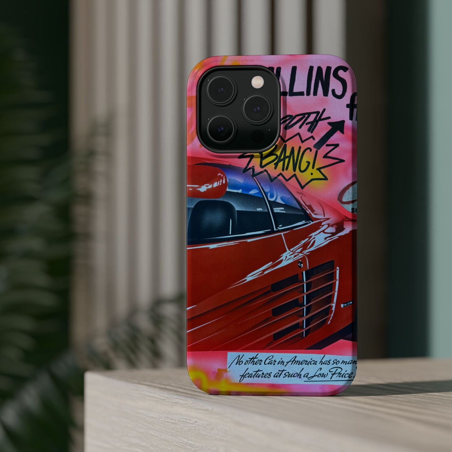 MagSafe "miami momentos" airbrush iPhone case