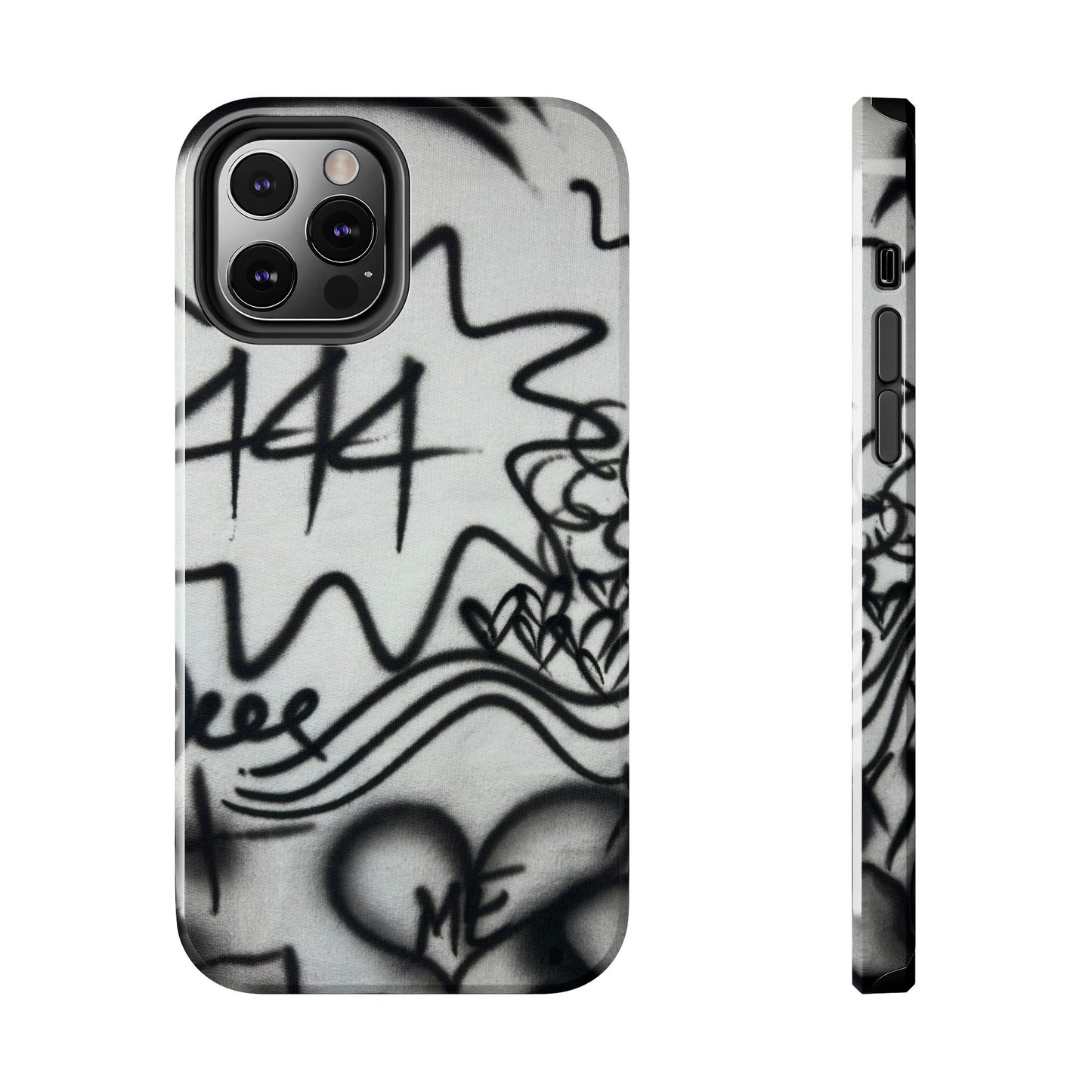 "444” airbrush iPhone case
