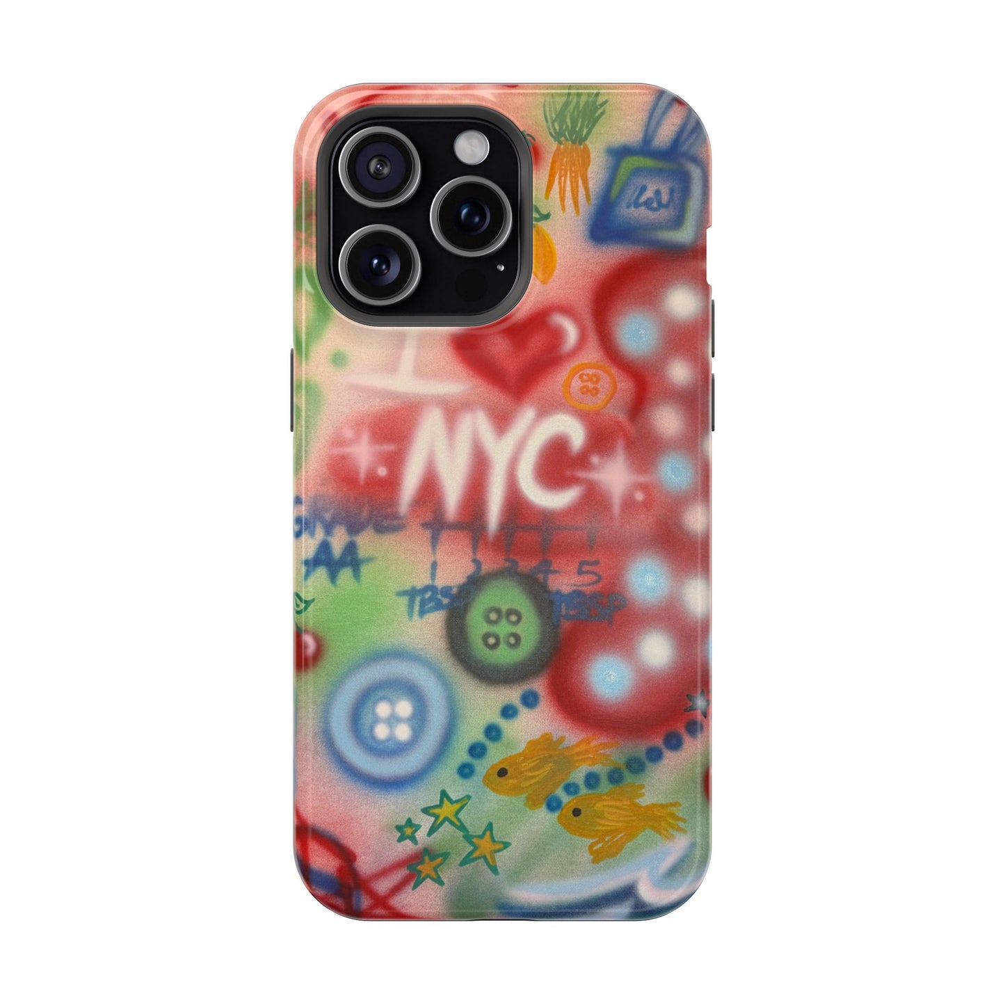 MagSafe "i <3 NYC" airbrush iPhone case