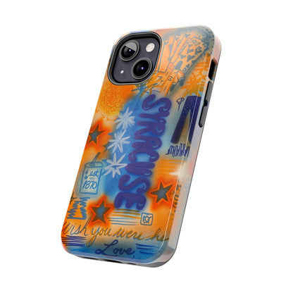 "syracuse" airbrush iPhone case