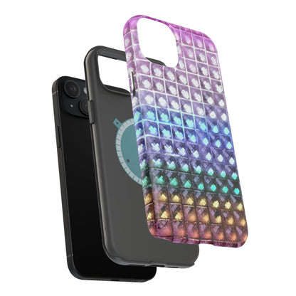 MagSafe "multicolor studs" airbrush iPhone case