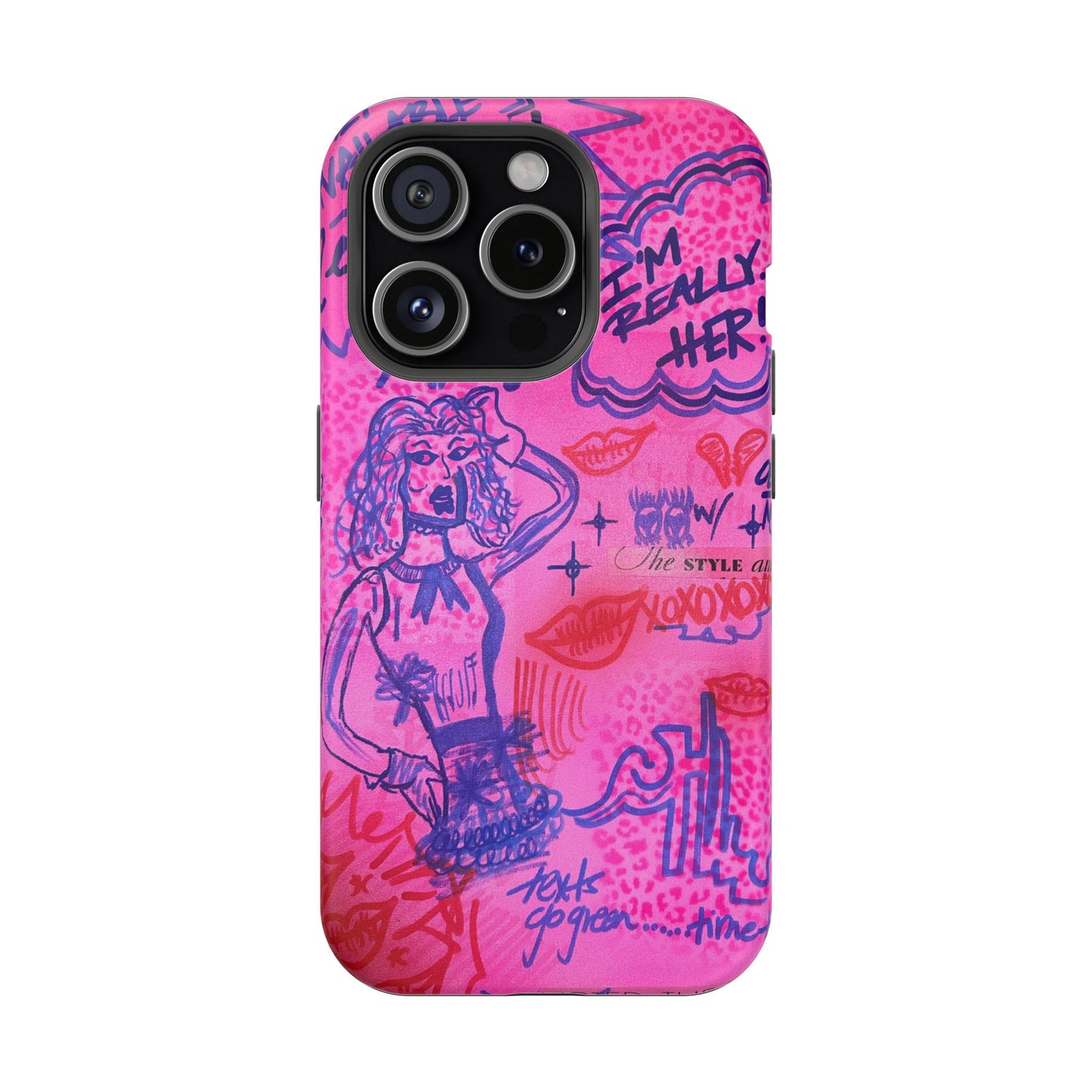 MagSafe "really HER" Airbrush iPhone-Hülle