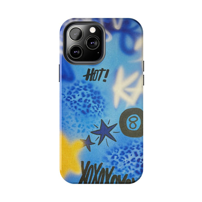 "brilliant blues" airbrush iPhone case