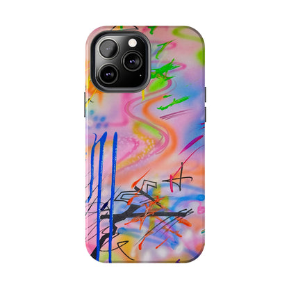 "neon haze" airbrush iPhone case