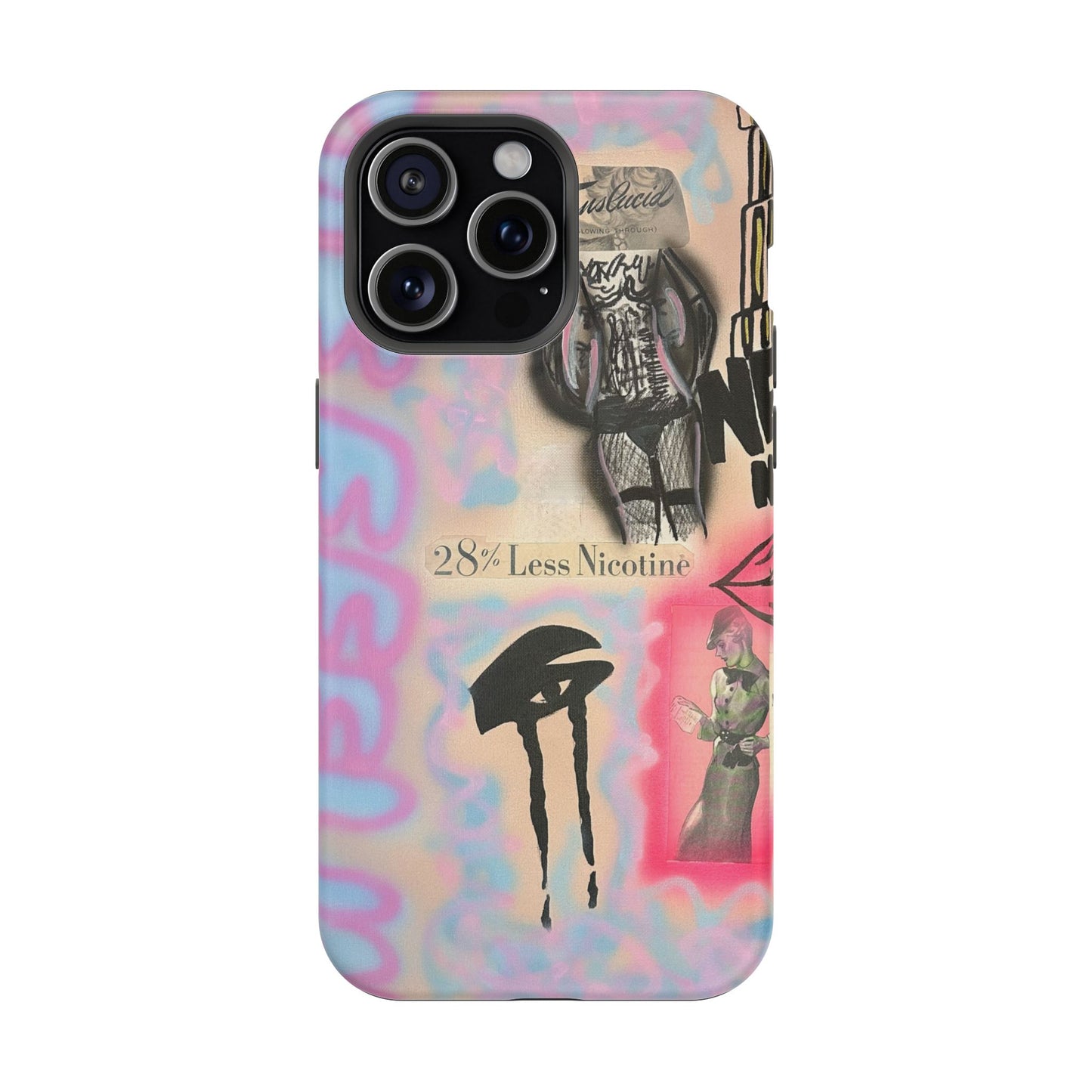 MagSafe "the feeling" airbrush iPhone case