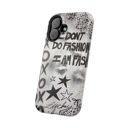 MagSafe "i am fashion" airbrush iPhone case