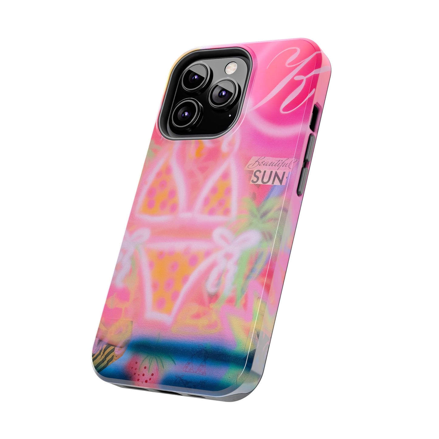 "santa monica strawberry" airbrush iPhone case