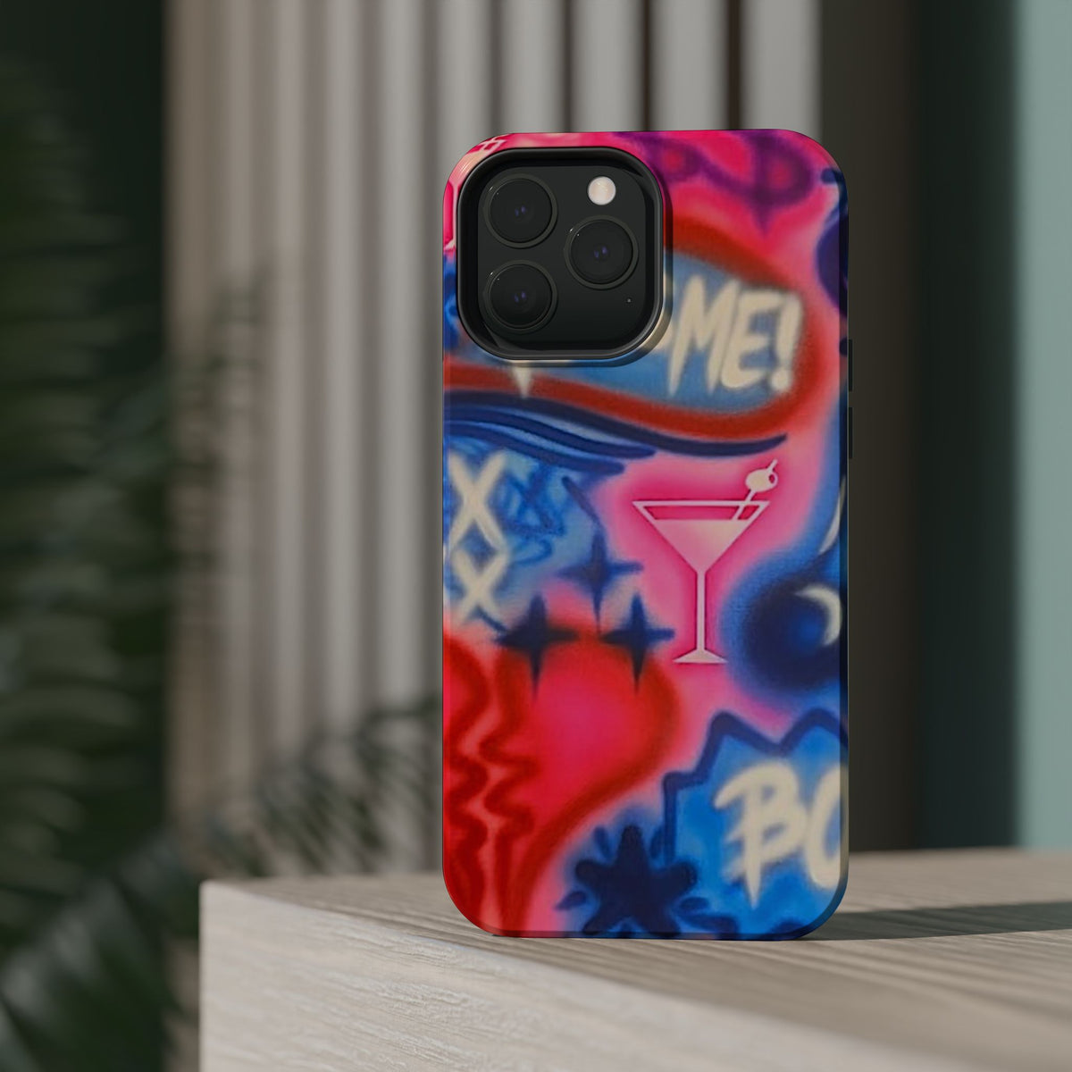 MagSafe "kiss me pt. 2" Airbrush iPhone Hülle