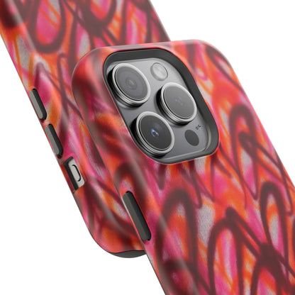MagSafe „Graffiti Love“ Airbrush iPhone Hülle