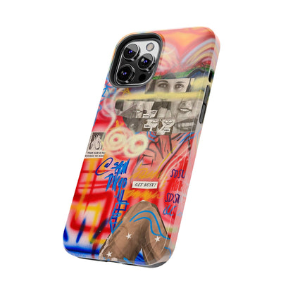 "get busy!" airbrush iPhone case