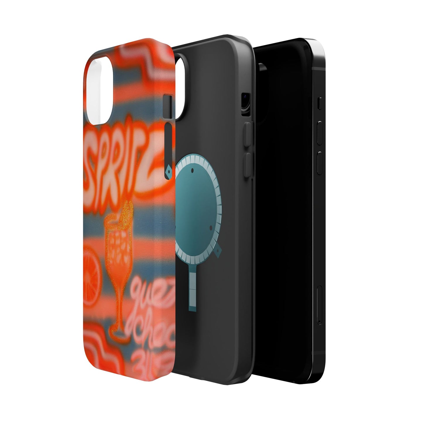 MagSafe "aperol spritz pt. 2" airbrush iPhone case