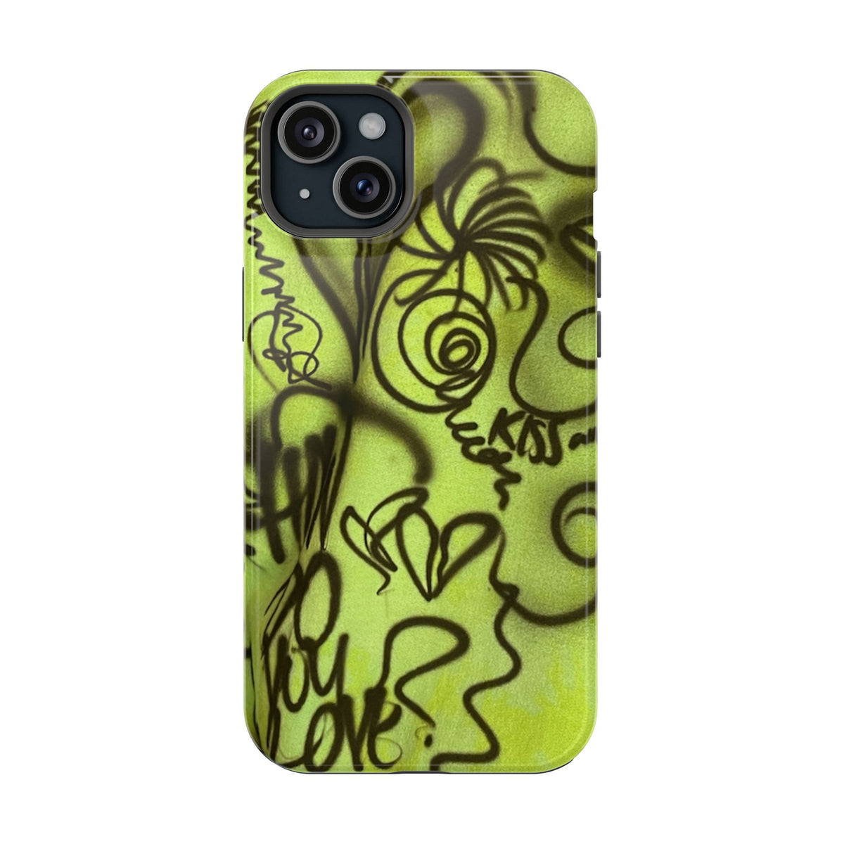 MagSafe "graphic discretion" airbrush iPhone case