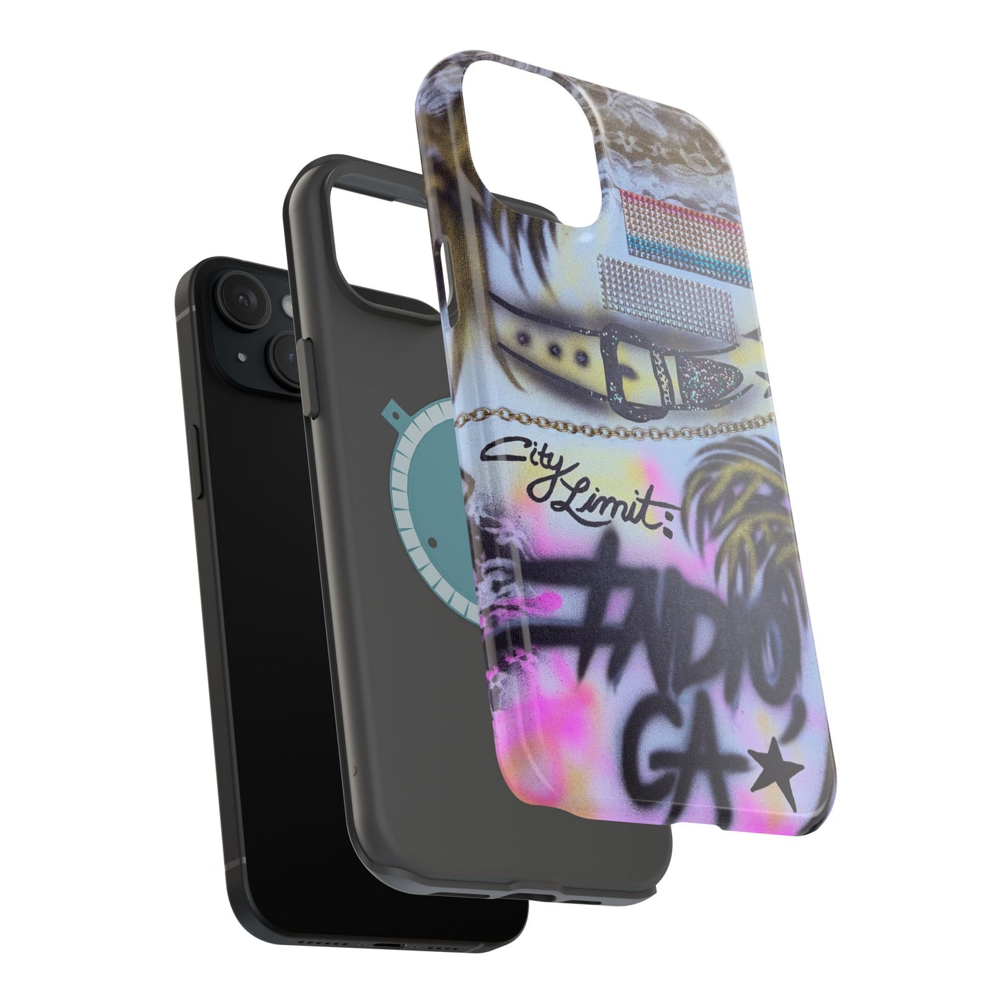 MagSafe "indio, ca" airbrush iPhone case
