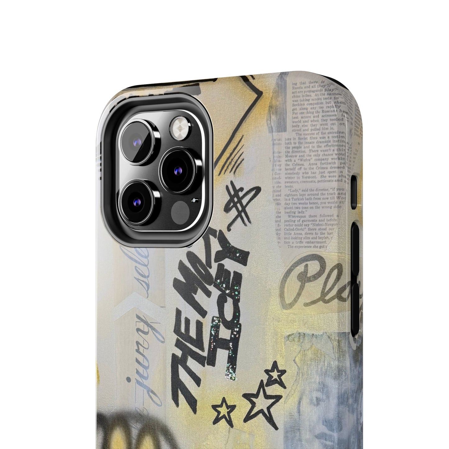 "golden glacier" airbrush iPhone case