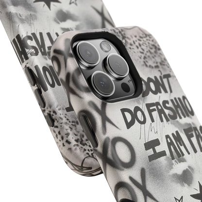 MagSafe "i am fashion" airbrush iPhone case
