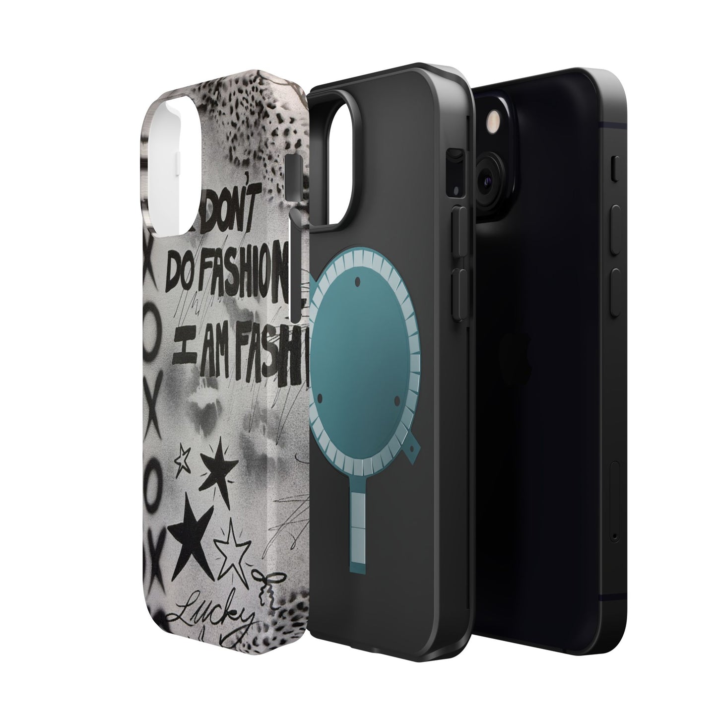MagSafe "i am fashion" airbrush iPhone case